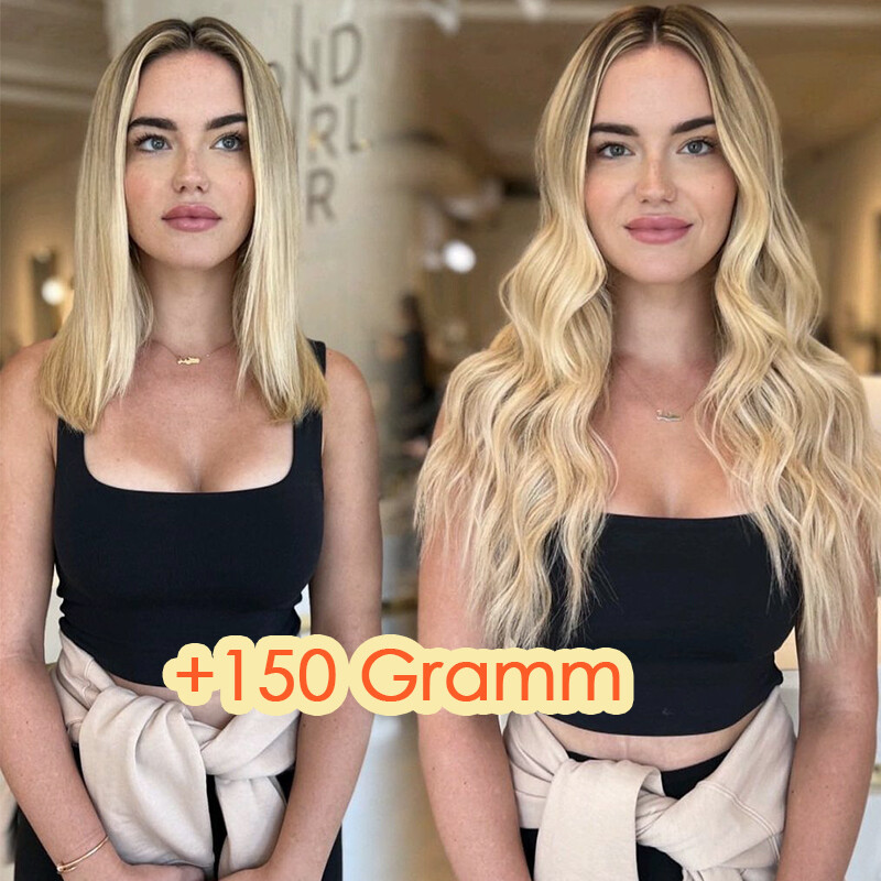Keratin Hair Extensions Human Hair Pre-Bonded 100% Real Remy strands Full Head