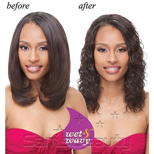 Janet Indian Remy Wet & Wavy Ripple Deep WVG 10″-12″ **FREE SHIPPING**