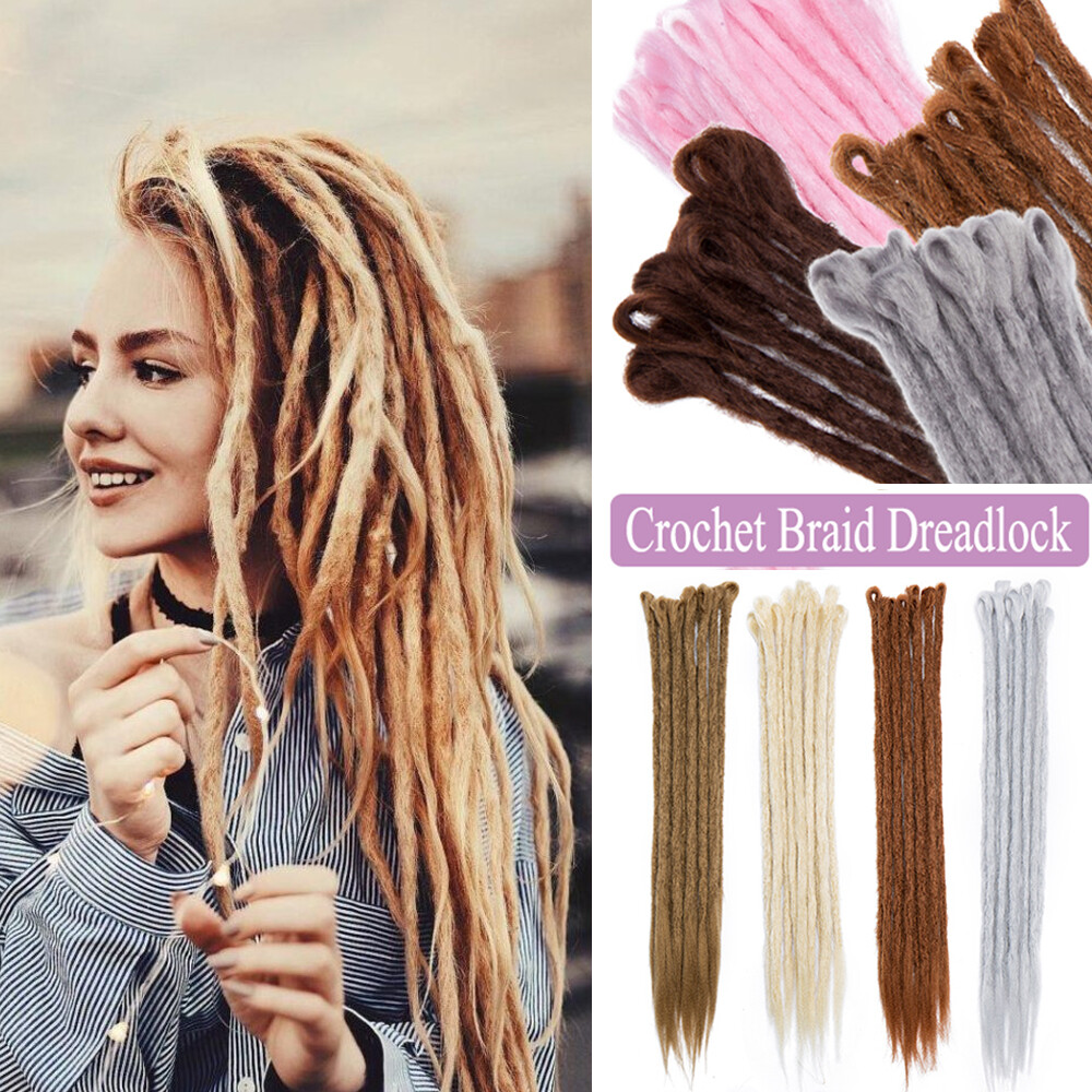 Dread Locks Crochet Braiding Dreadlock Hair Extensions Synthetic Hair Extensions