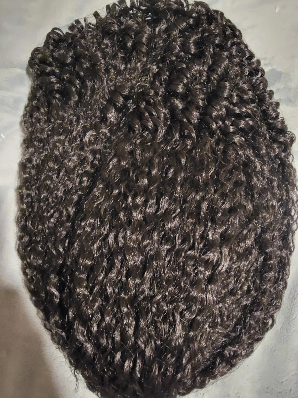 Curly Glueless Half Wig 26 inch Veralux™ Synthetic Fiber & Human Hair Blend