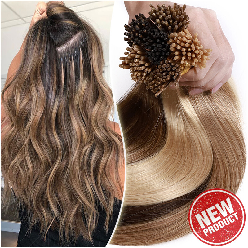 REAL THICK Stick I Tip Remy Human Hair Extensions Pre Bonded 1G Micro Ring Beads