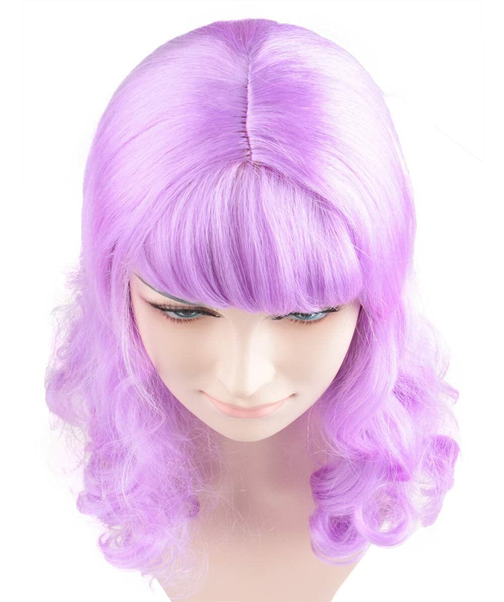 Singer Potion Wig , Purple Long Wig , Premium Breathable Capless Cap HW-166A