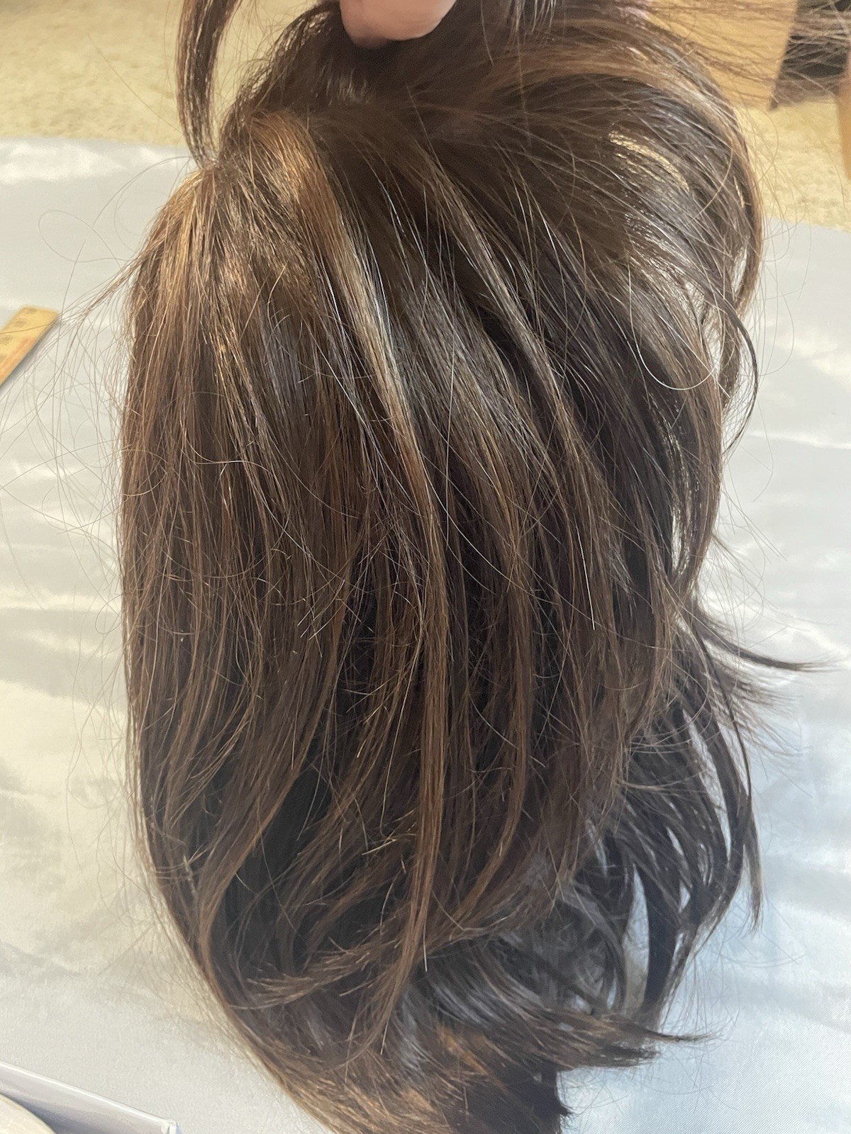 Rachel Welch Brown With Highlights Wig