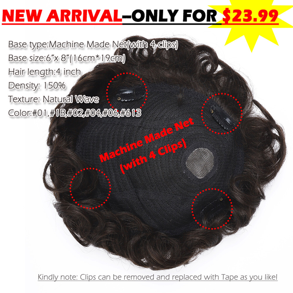 Invisible Men’s Hair Replacement System Toupee Hairpiece Front Lace Silk Skin US