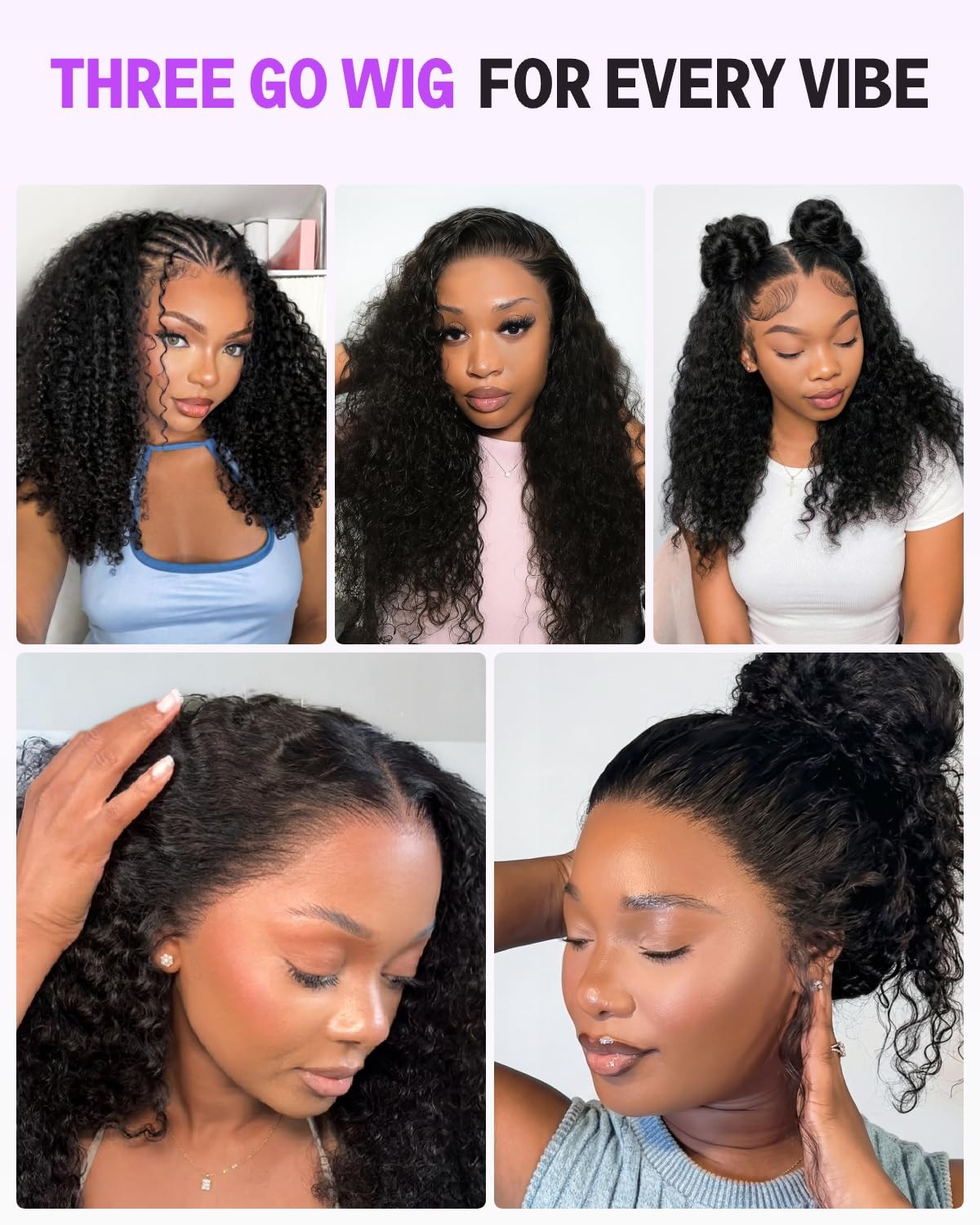 Megalook Hair 13X6 Deep Wave Lace Front Wigs Human Hair Glueless Wear And Go