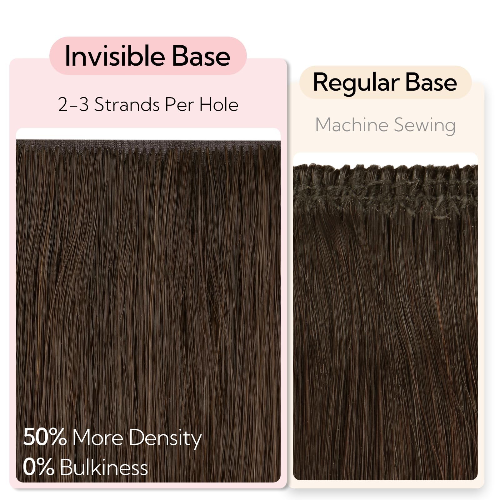 Hotbanana Invisi Edge Clip In Hair Extensions 16Inch 130G Injected Seamless