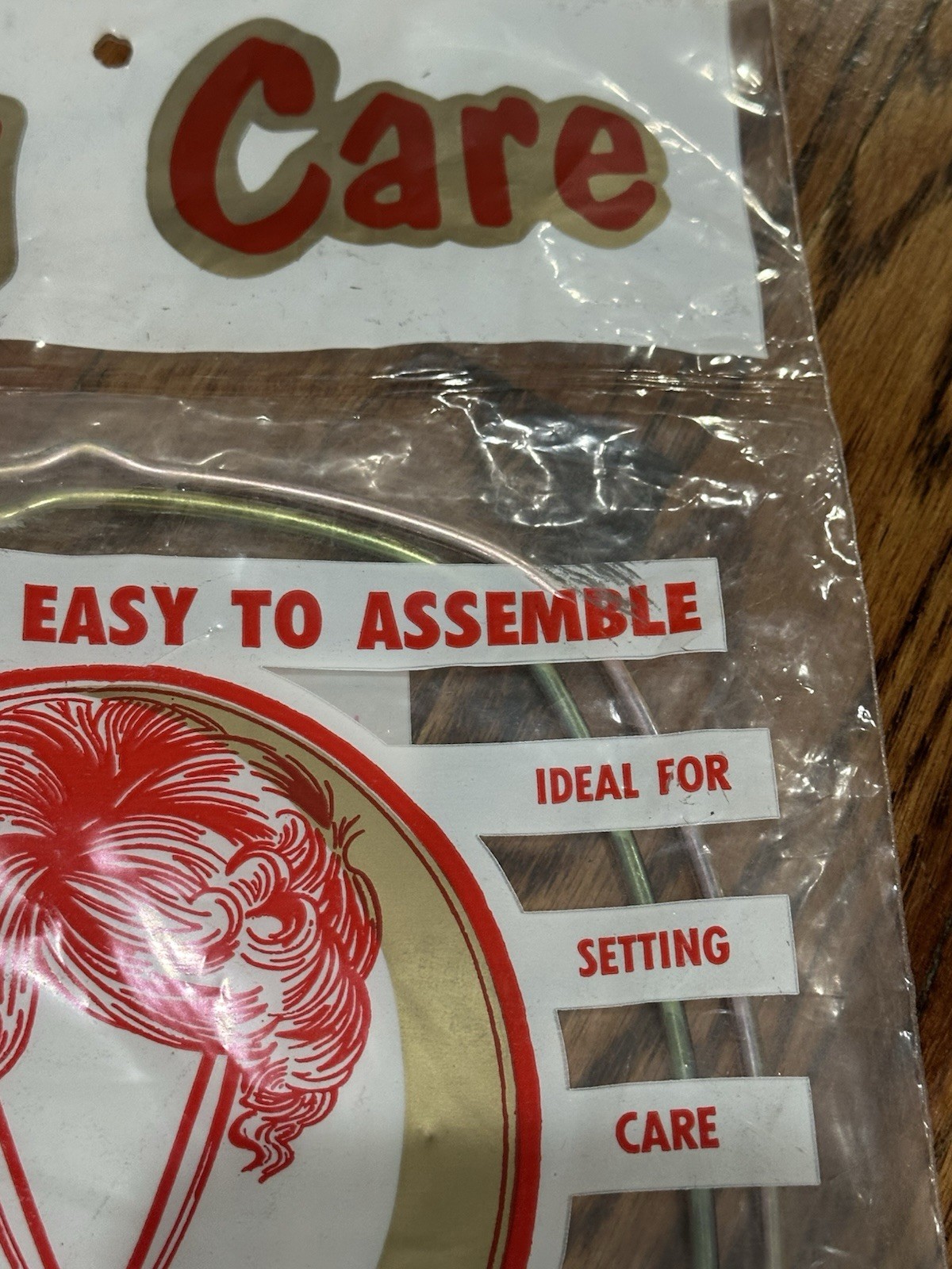 Vintage Wig Care Support Stand Portable Made In USA Wire