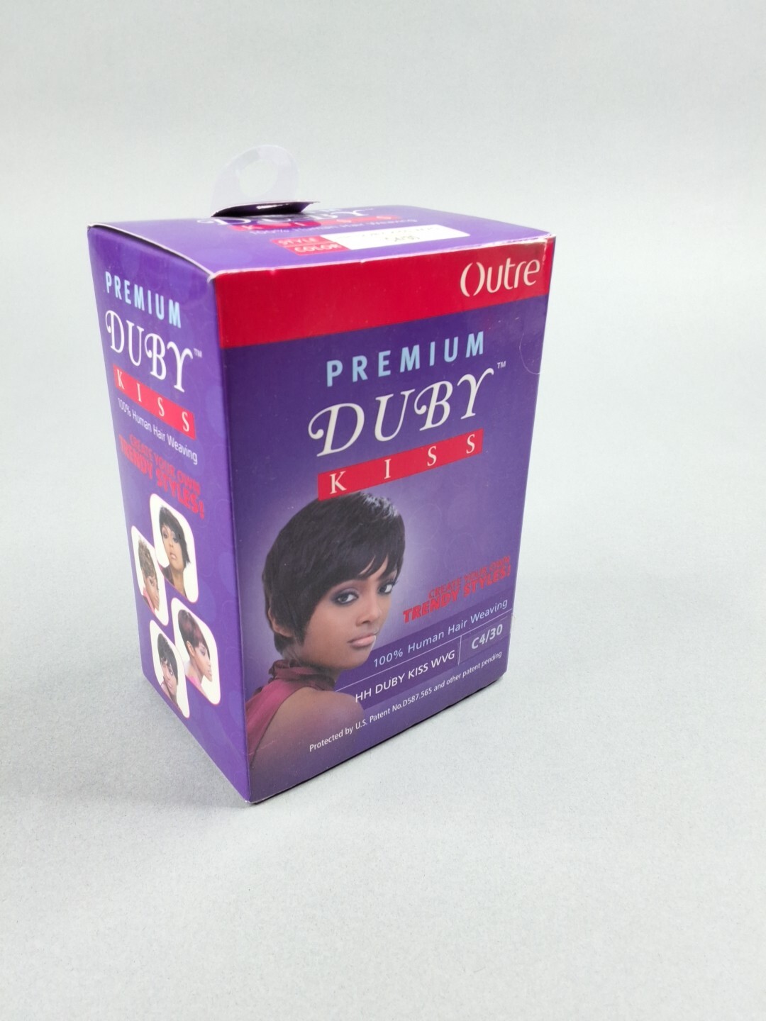 4″ Duby Kiss C4/30 Brown & Honey Outre Premium 100% Human Hair Weaving Wvg