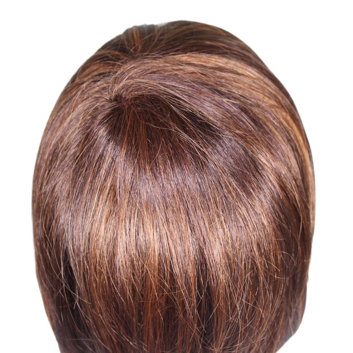 Sandra Monofilament Bob Wig by Estetica R6/28F NWT Chestnut Brown Red Frost