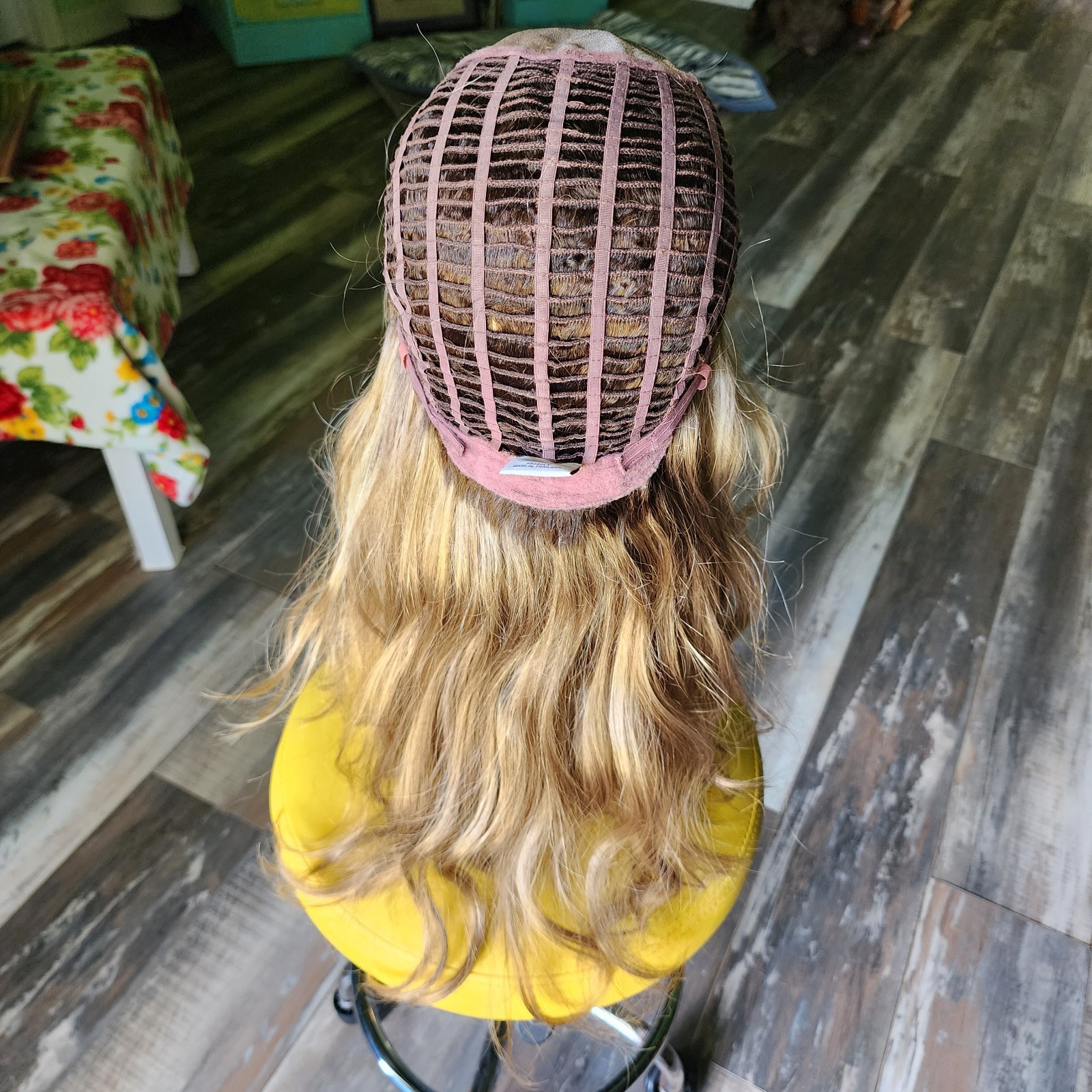 Long Rooted Blonde Synthetic Wig