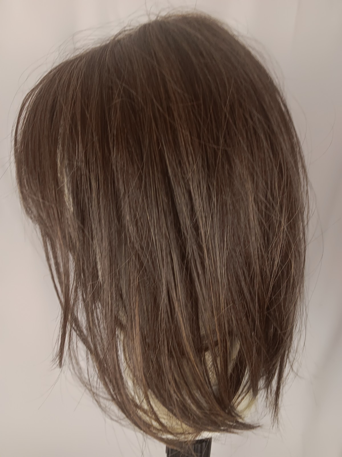 Belle Tress Lace Front Mono Top Straight 14 HF English Toffee Clip-in Topper