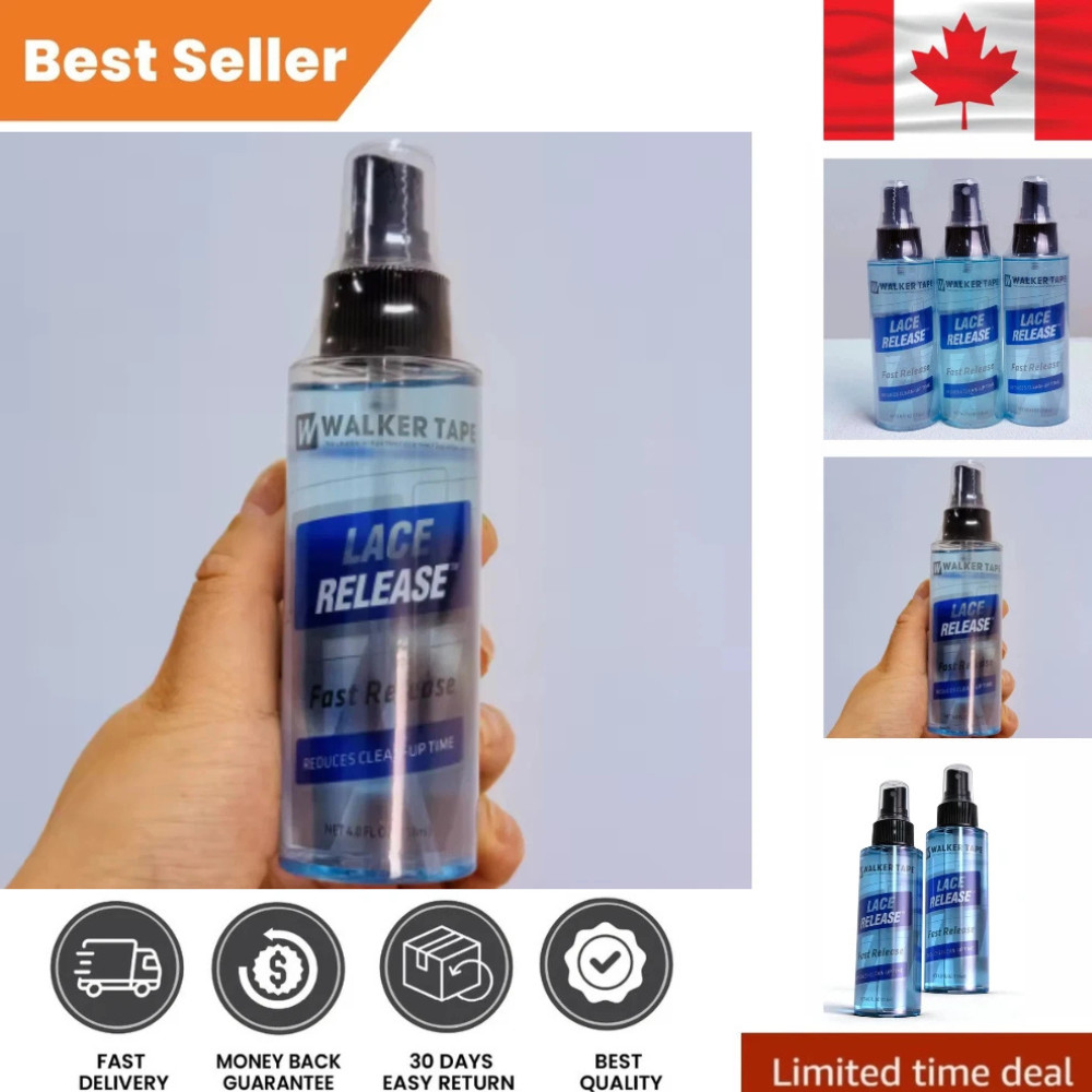 Walker Tape Lace Release Remover Spray 4oz Hair System Wig Adhesive Solvent