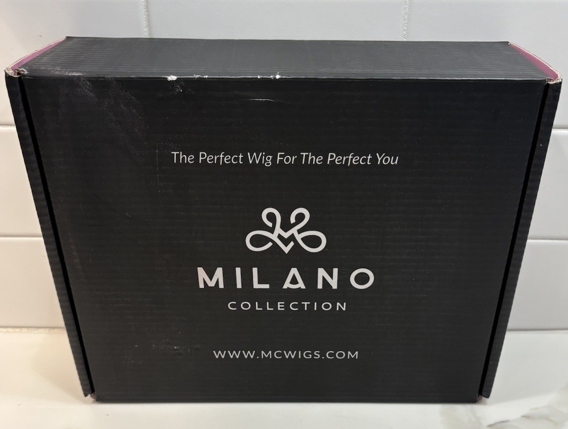 One Milano Wig Divine Collection Dark Brown Wavy 15” human hair