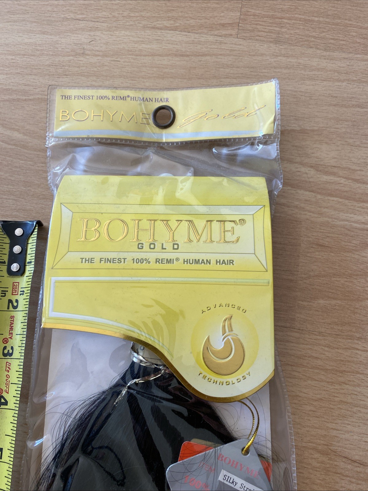 Bohyme Silky Straight Machine-Tied#1-14” Weft 100% Remi Human Hair