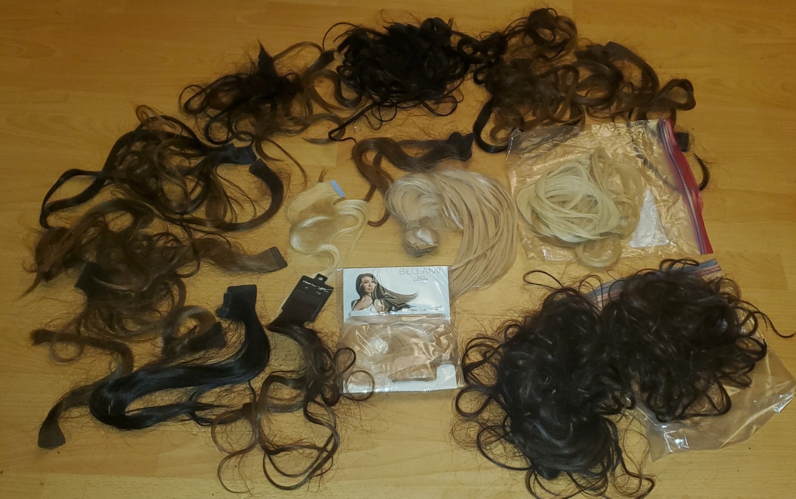 Bellami BELLISSIMA 22″ hair extension PLUS numerous hair extensions and natural