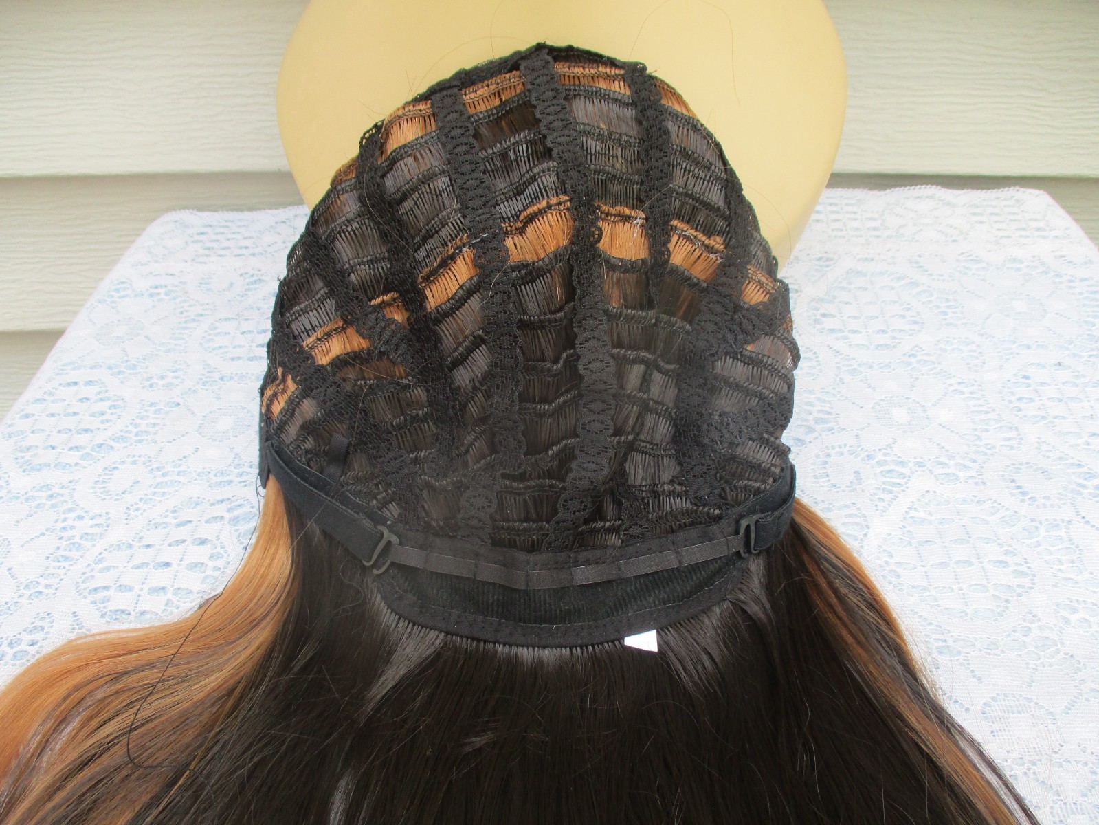 Unbranded MYSTERY WIG Color DARKEST BROWN/COPPER/