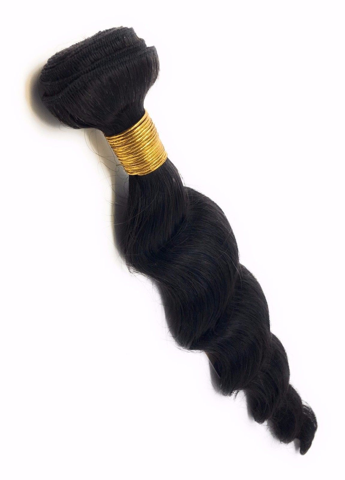9A Loose Wave Virgin Remy 100 Human Hair Natural Black Sew In Ali 1 & 3 Bundles