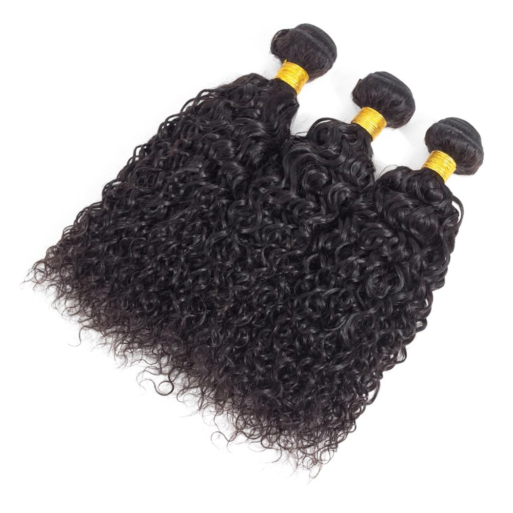 Kinky Curly Bundles Natural Black Color 12 14 16 Inch Unprocessed Brazilian Virg