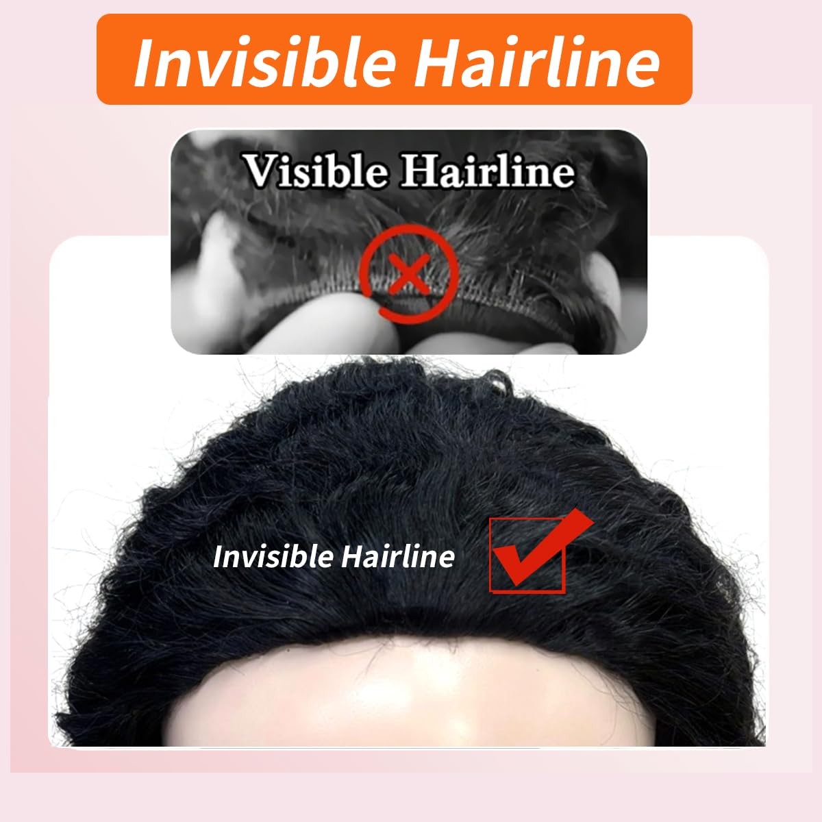 Xsy Curly Half Wig Human Hair 12 Inch Deep Wave Half Wigs For Black Women 3 In