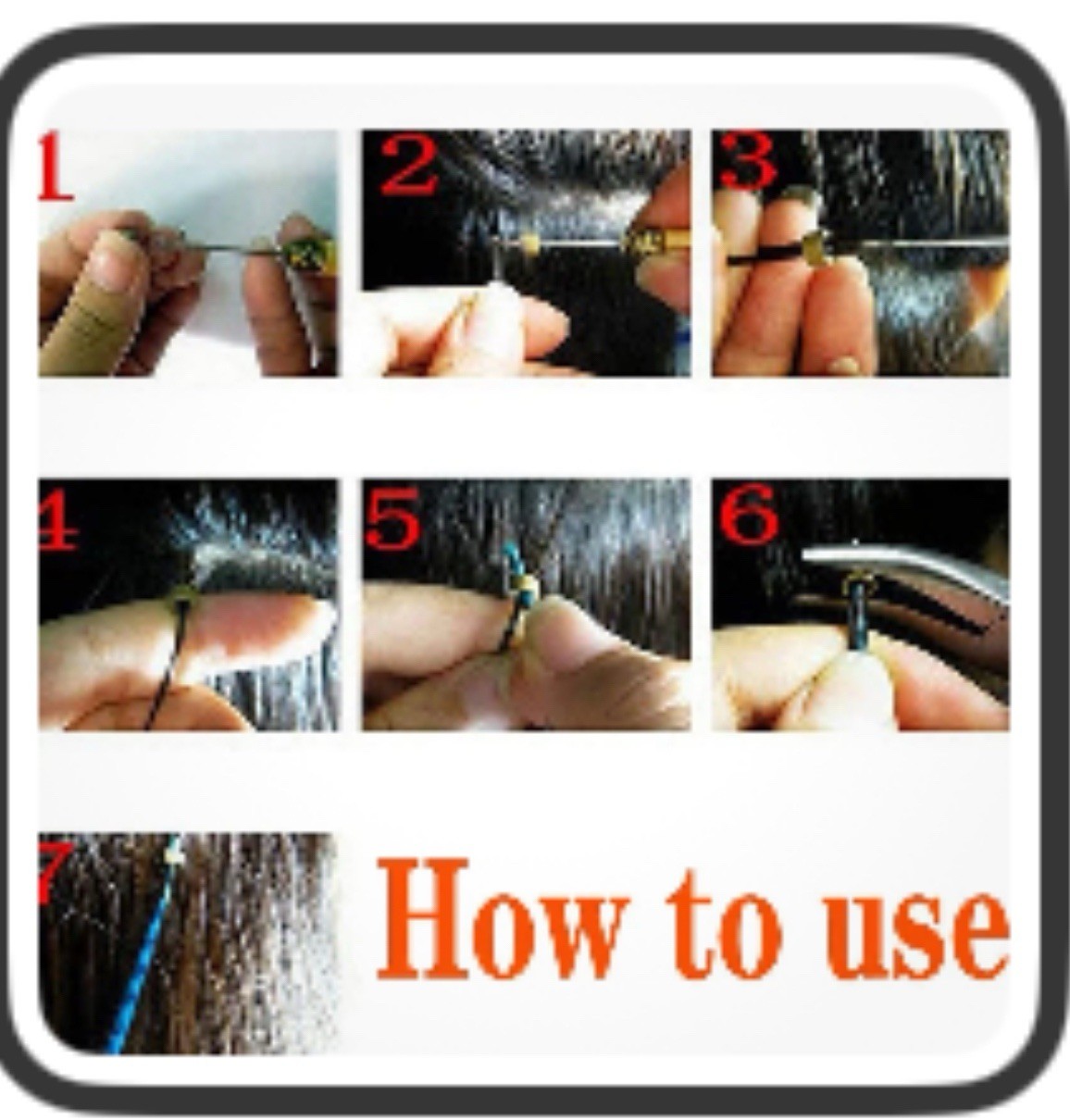 Synthetic Feather Hair Extensions, Lot Of 6 (Clips Not Included)