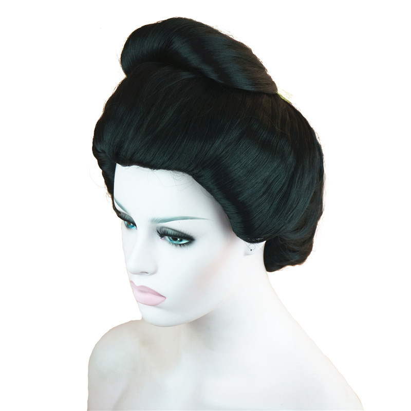 StrongBeauty Japanese wig Cosplay Wig Synthetic Hair Black Hair Wig