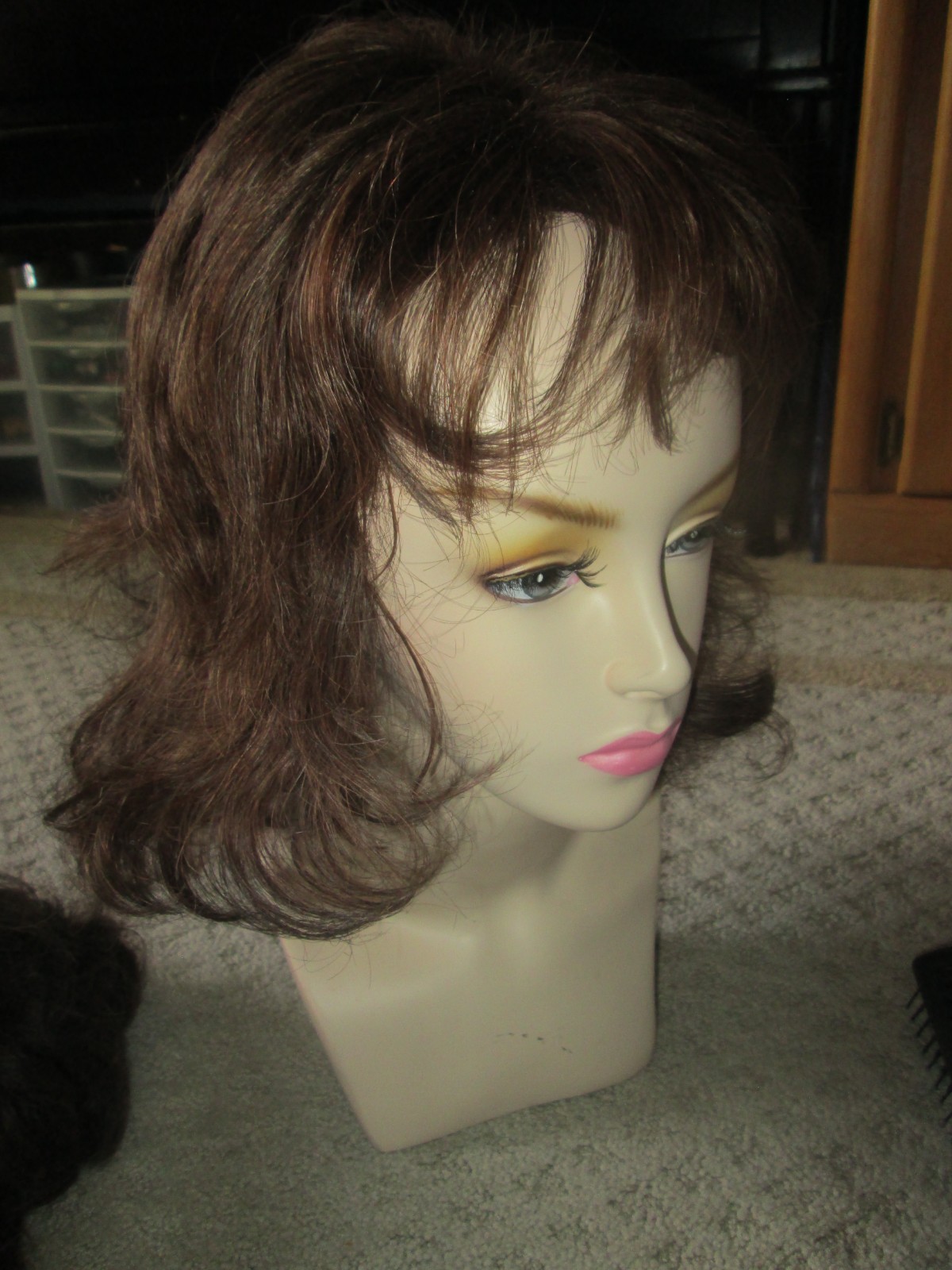 Estetica Designs Stretch Cap Wig R36F Reddish Brown w/ Bangs