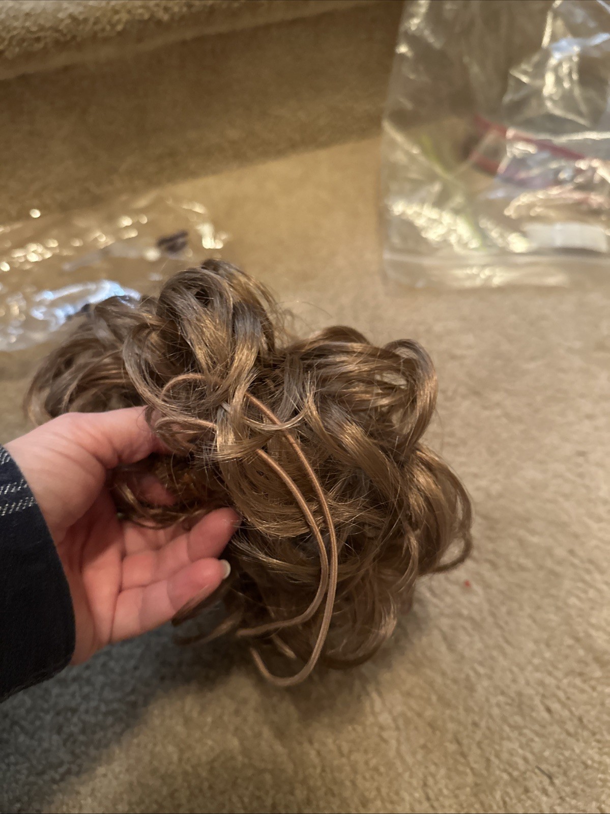 Hair Accesories by Wig America Mona Lisa Light brown dance cheer