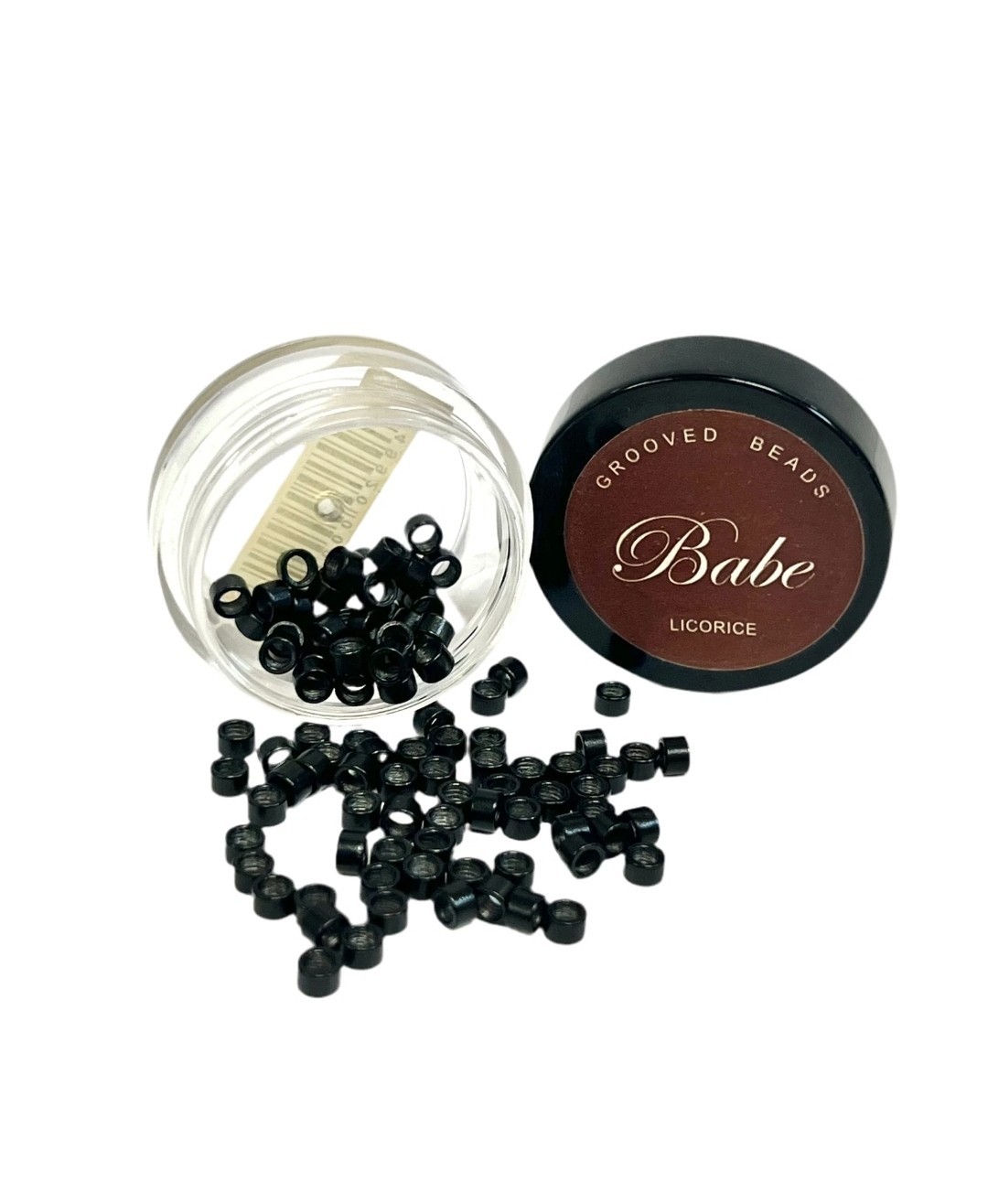 BABE Silicone Lined Micro Rings Crimp Beads for Feather Hair I Tip Extension NIB