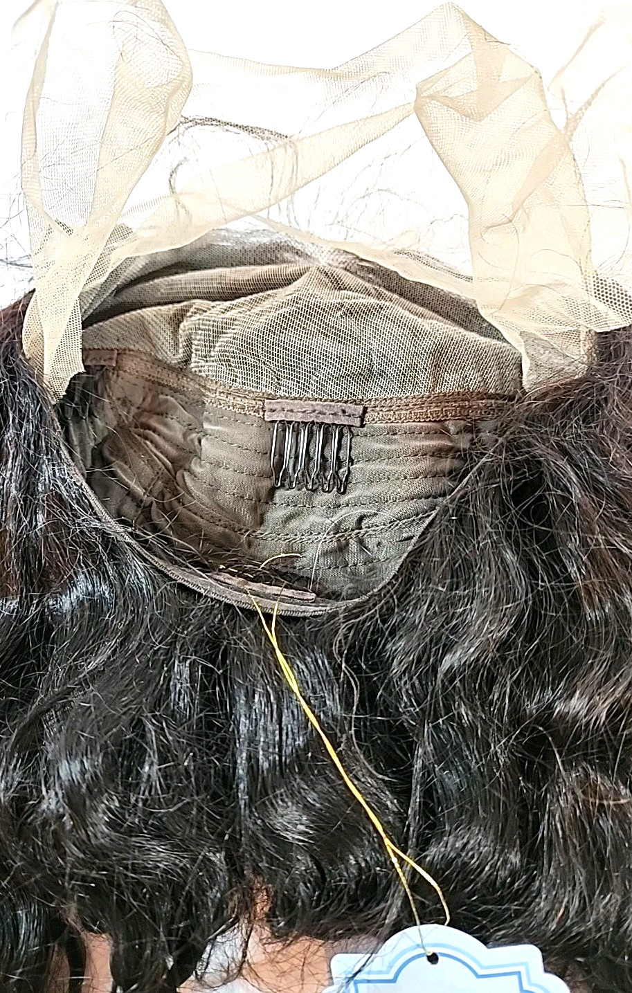 100% Human Hair 24″ Body Wave 150% Density 13×6 Lace Front Wig #1B Natural Black