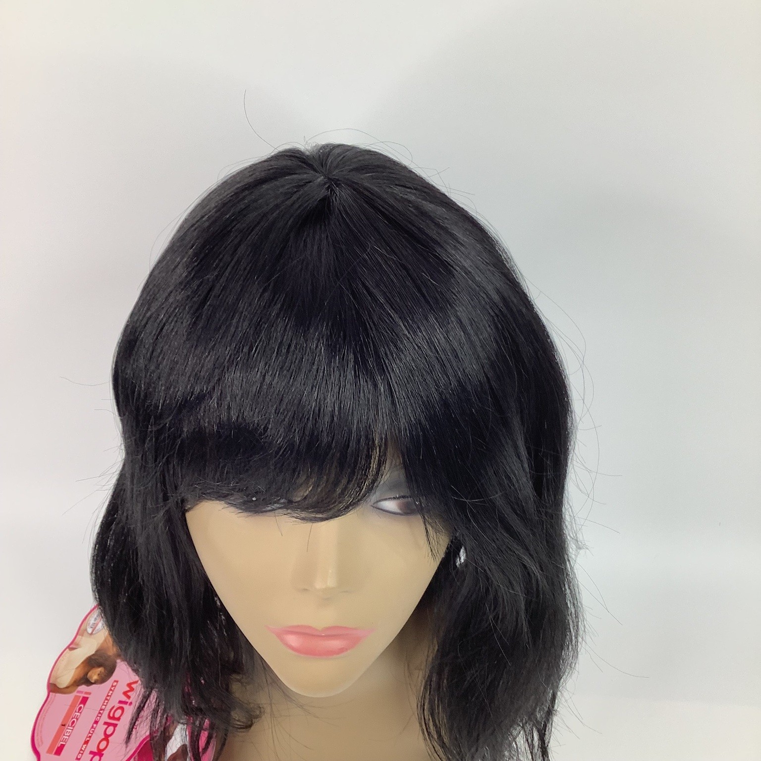 Outre wigpop CECIBEL Synthetic Full Wig Black Wavy Bob Heat Resistant