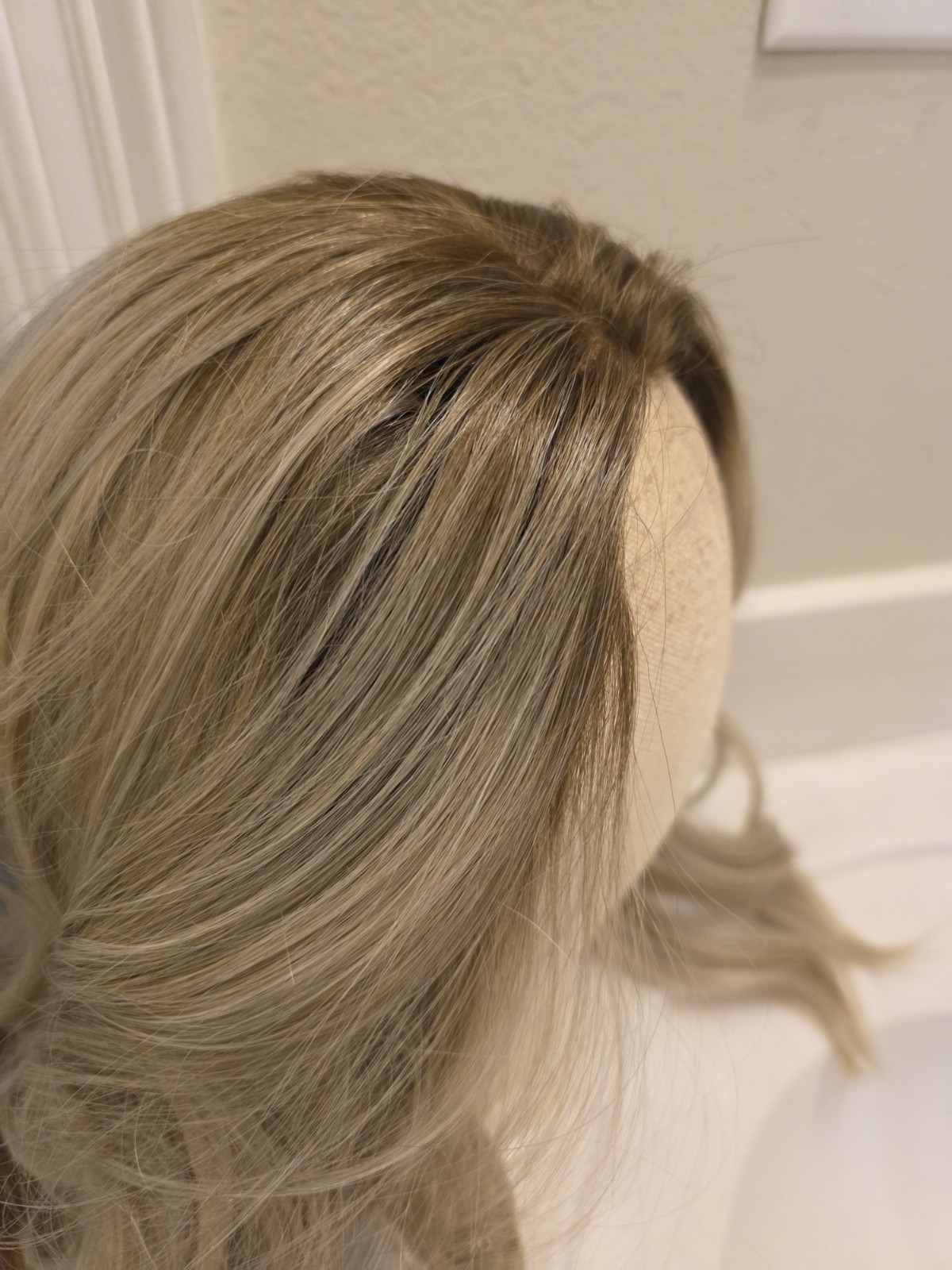 Nel’s Wigs ~ Beige Blonde Lace Front Long Bob Wig