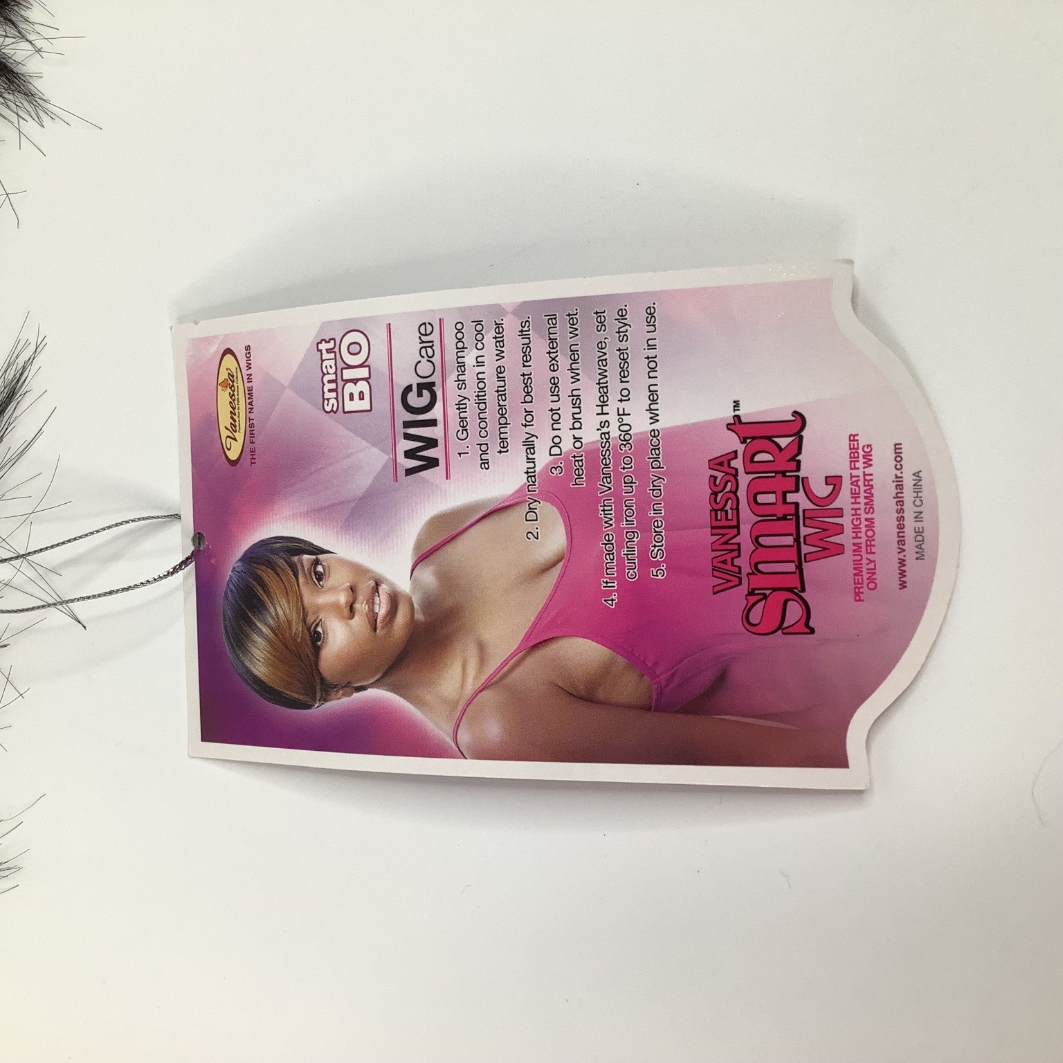 Vanessa Smart BIO Wig Short Black Heat Wave Fiber Up To 400F
