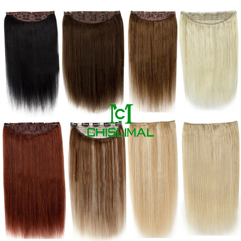 12-32inch 100g Remy Clip In Human Hair Extensions 3/4 Full Head Weft Custom Made