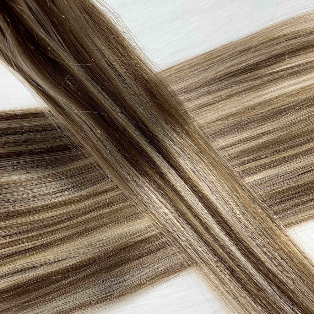 Tape in Real Human Hair Extensions Invisible Skin Weft Brazilian Remy Hair Thick