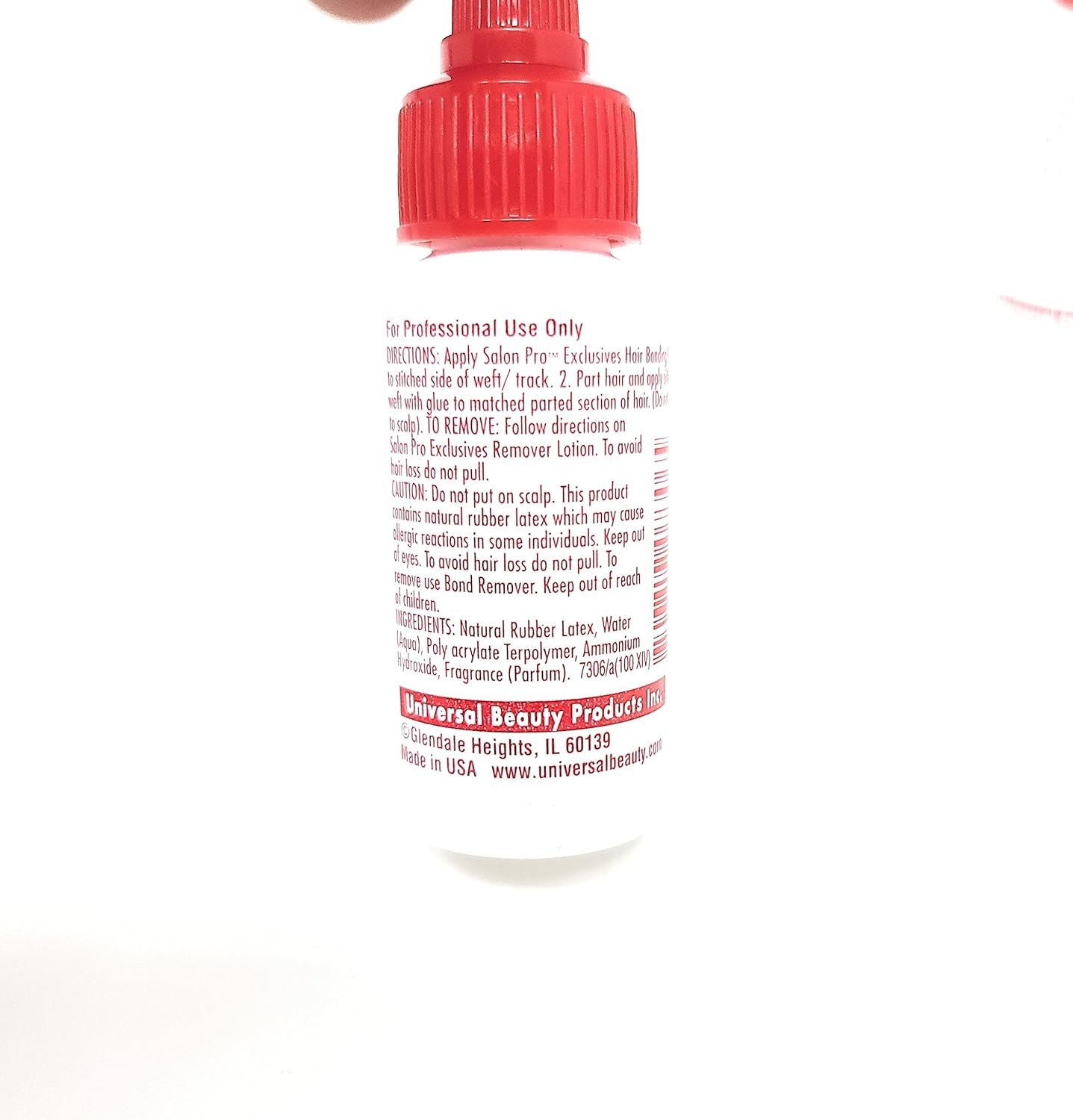 White Hair Bonding Glue [Super Bond] 1 Oz,Pack of 3