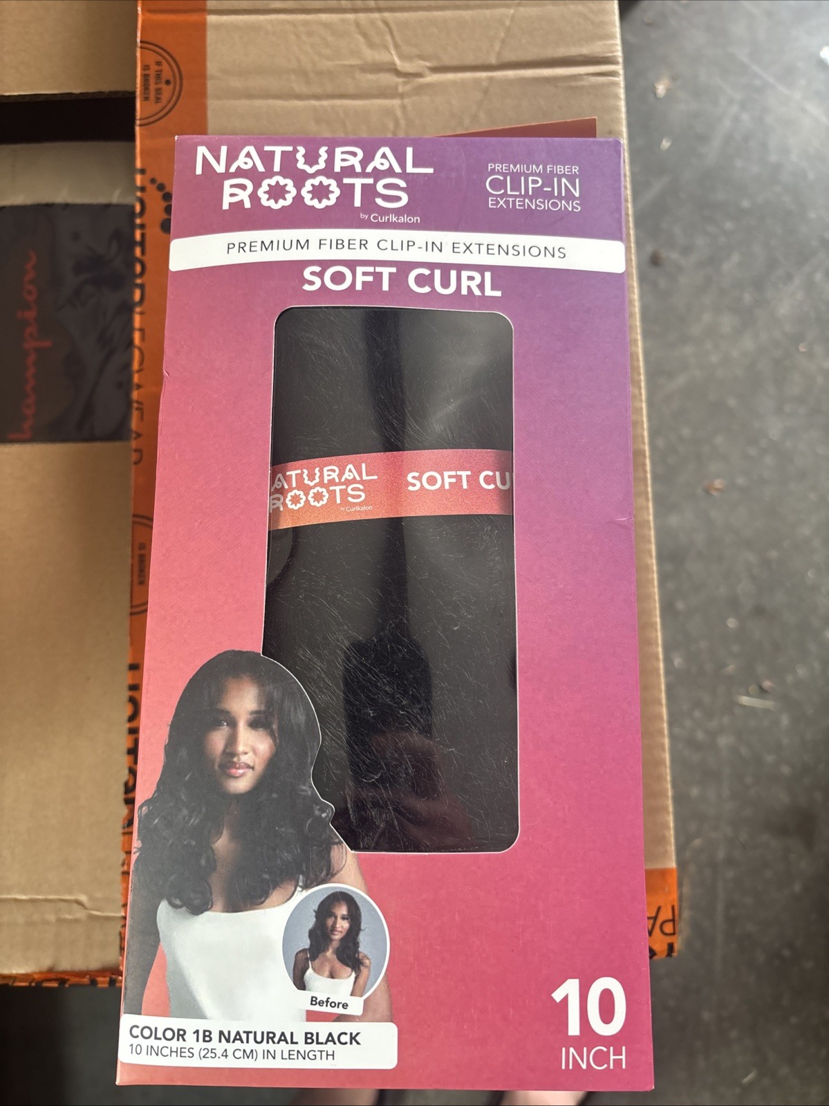 Curlkalon Soft Curl 10″ Clip-In Natural Black Hair Extensions – 9ct