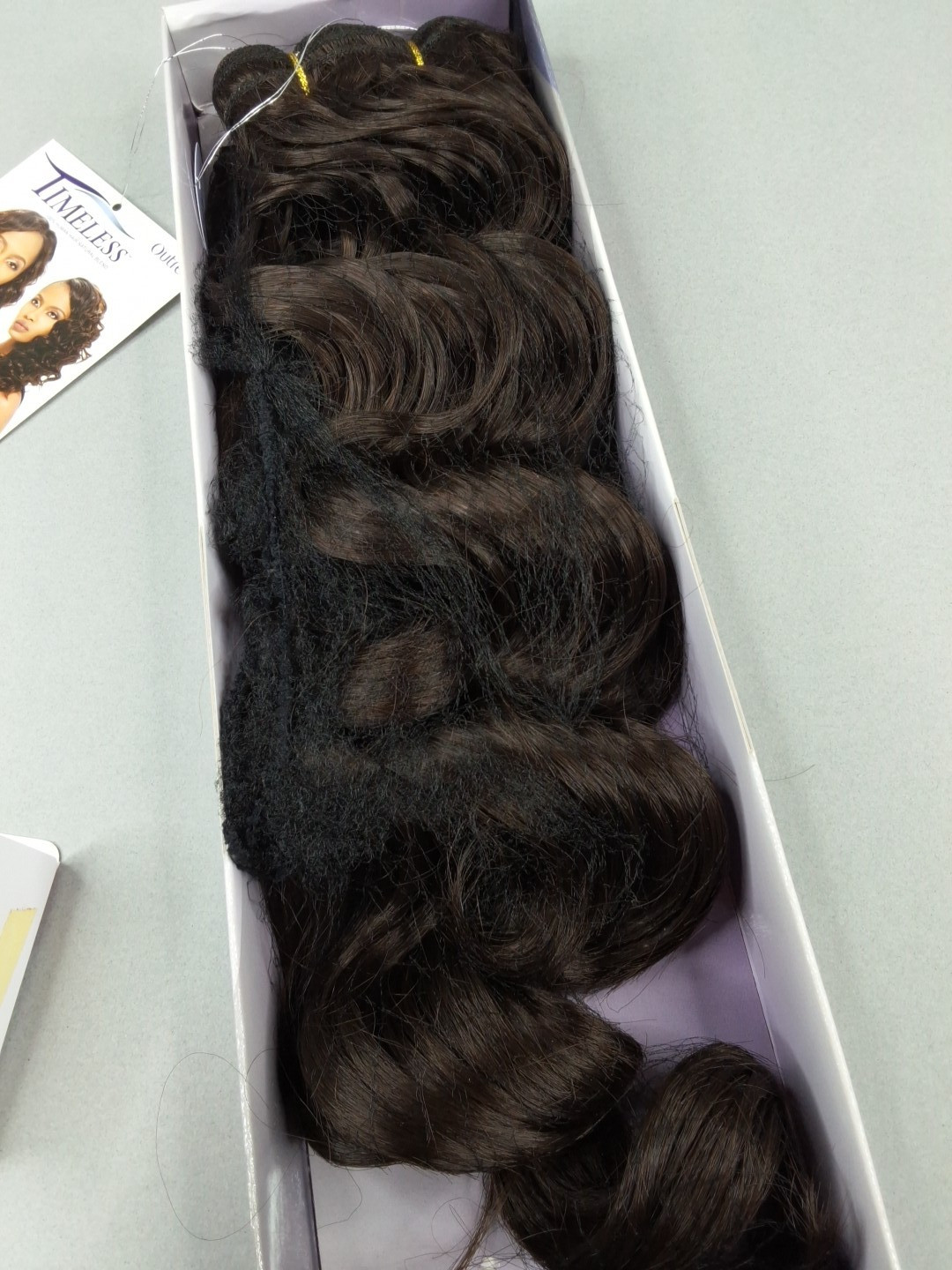 Euro Deep #2 Darkest Brown 12” 14” Timeless All-in-One Synthetic Curly Hair