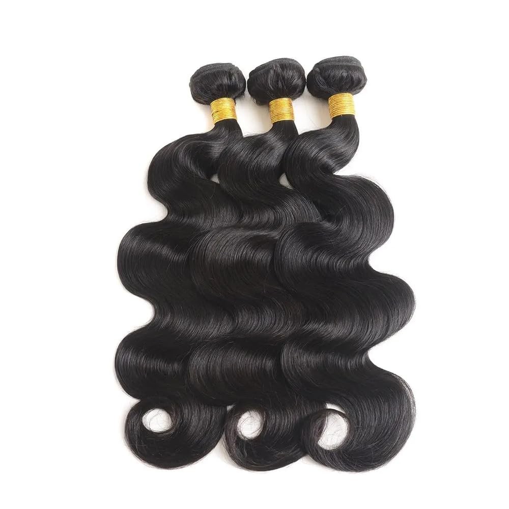 Younghann 24 26 28 Inch Body Wave Bundles Natural Black Color Brazilian