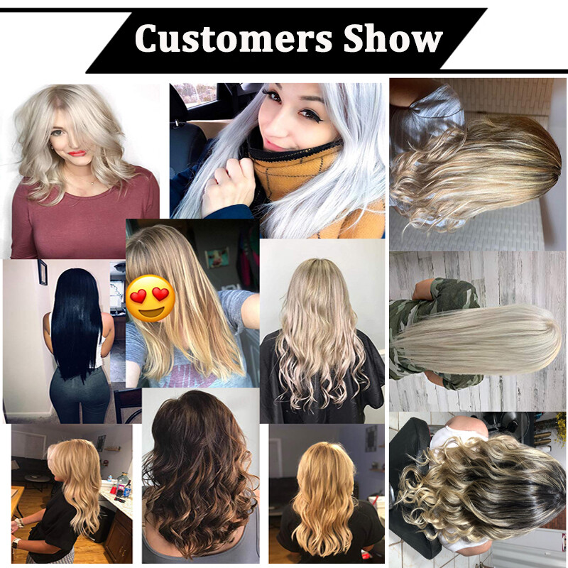 Invisible Tape In Hair Extensions 100% Real Remy Human Hair Thick Skin Weft 80PC