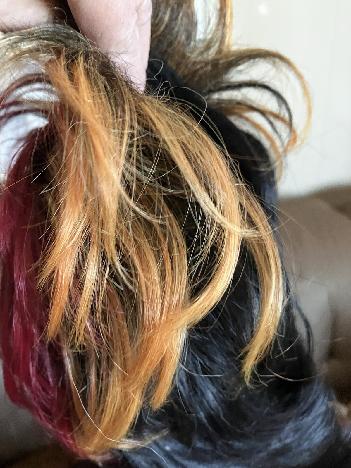 2 Funky Wigs , Very Good Condition , One Is New Other Worn 3x