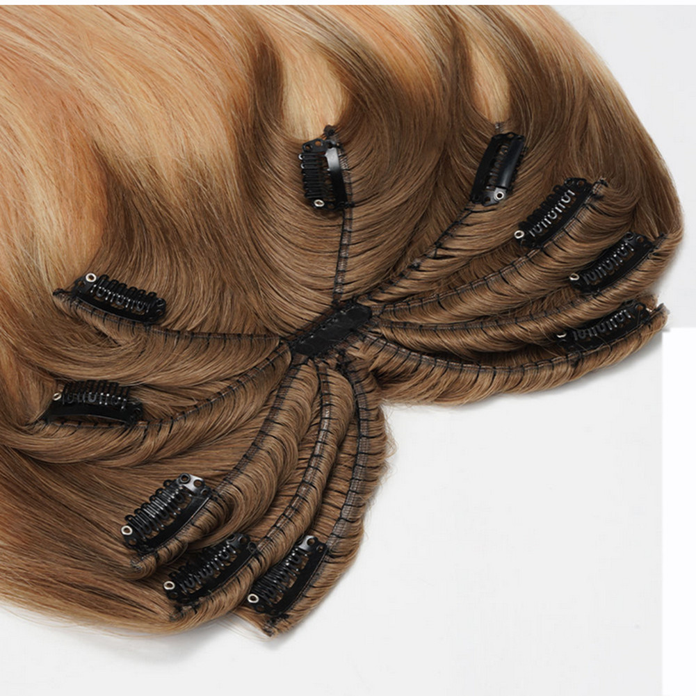 Customize Spider Seamless Octopus Clip in Hair Butterfly Clip in Wefts Topper