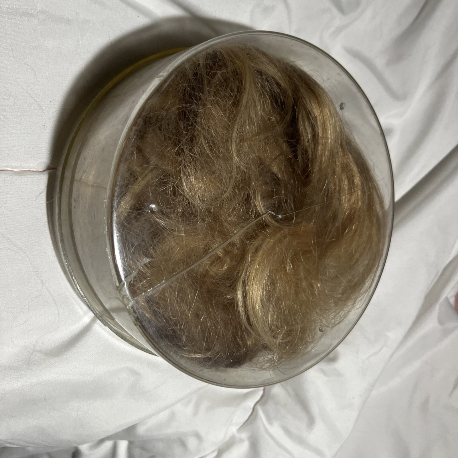 100% Human Hair 12″ Women’s Pre-Styled sandy blonde Wiglet Beauty Korea VG