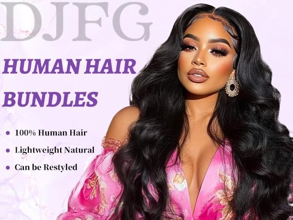 Body Wave Bundles Human Hair 24 Inch 12A Human Hair Bundles Real 100% Raw Unproc