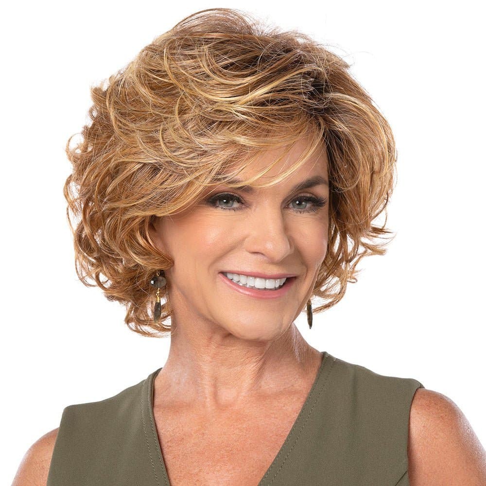 Toni Brattin Gorgeous Wig Chin Curly – Medium Brown Regular #351