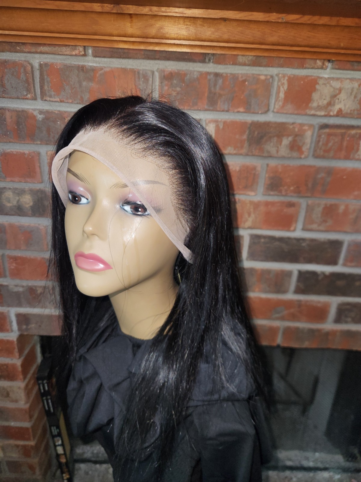 Pre-everything HUMAN BLEND Lace Front Wig Straight Women