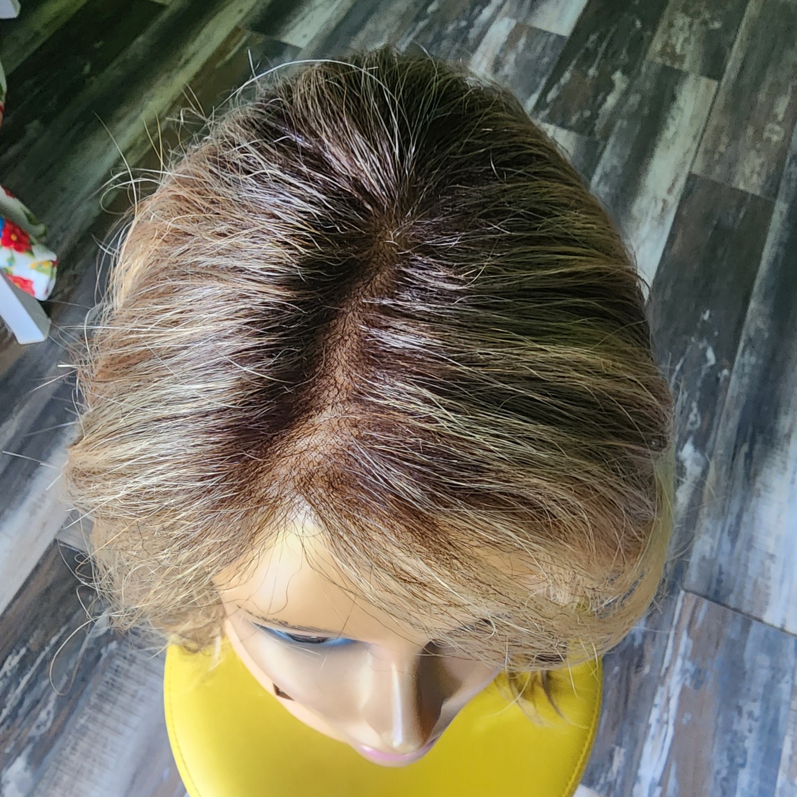 Long Rooted Blonde Synthetic Wig