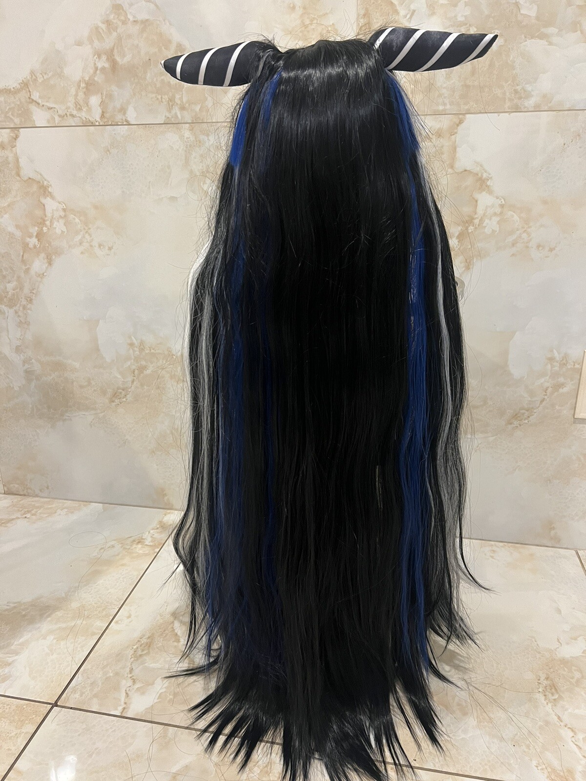 Anime Mioda Ibuki Extra Long 36in Synthetic Hair Wig New Halloween Costume Prop