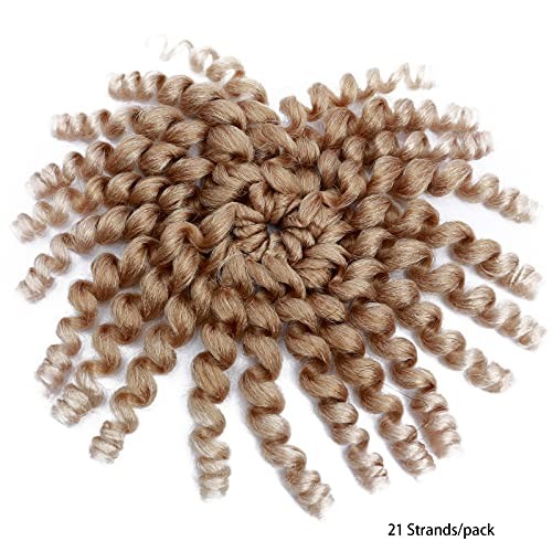 3 Packs 2X Ringlet Wand Curl Jamaican Bounce 8 inch 8 Inch (Pack of 3) T27/613