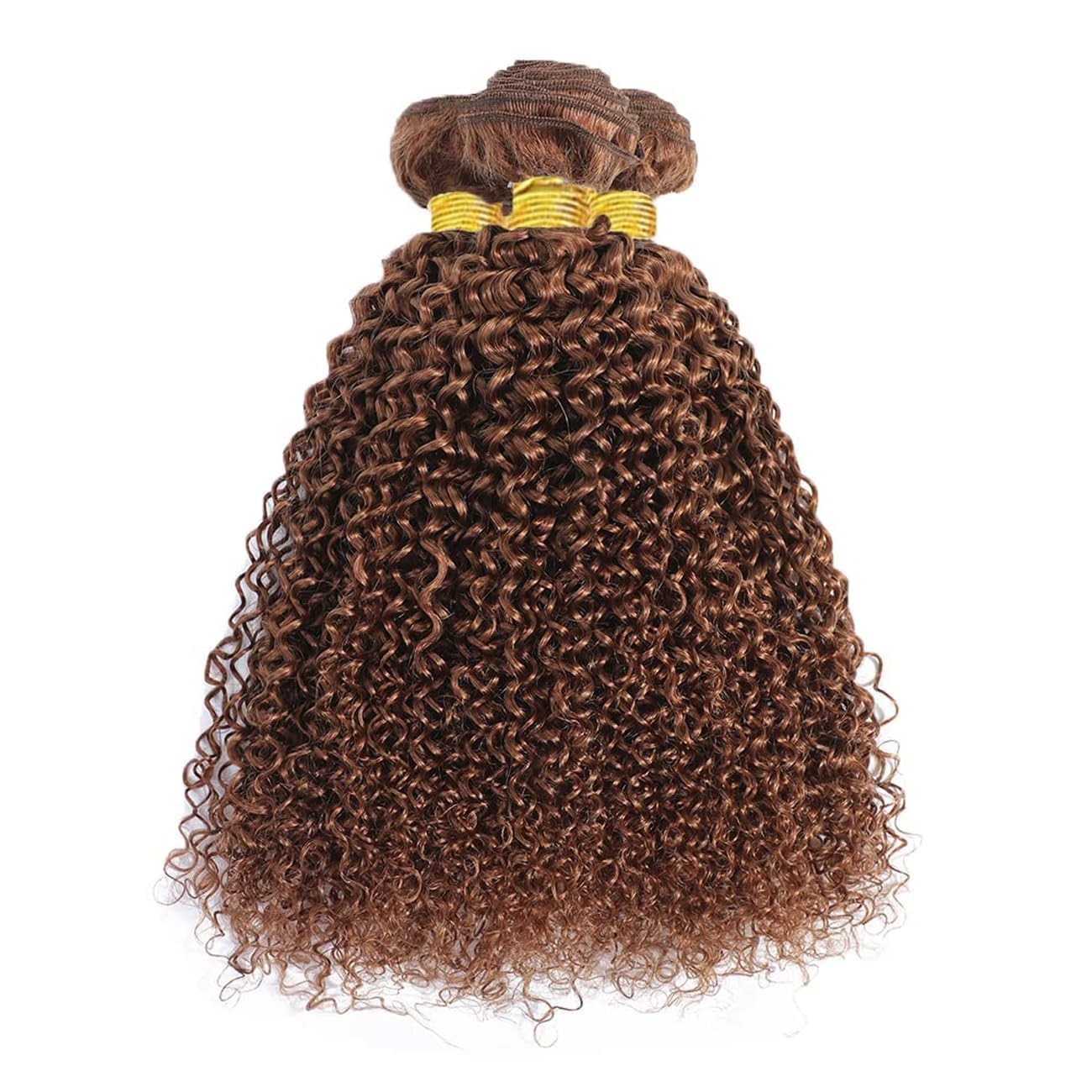 Ubinica Light Brown 30 Human Hair Bundles 18 20 22 Inch Jerry Curly Bundles