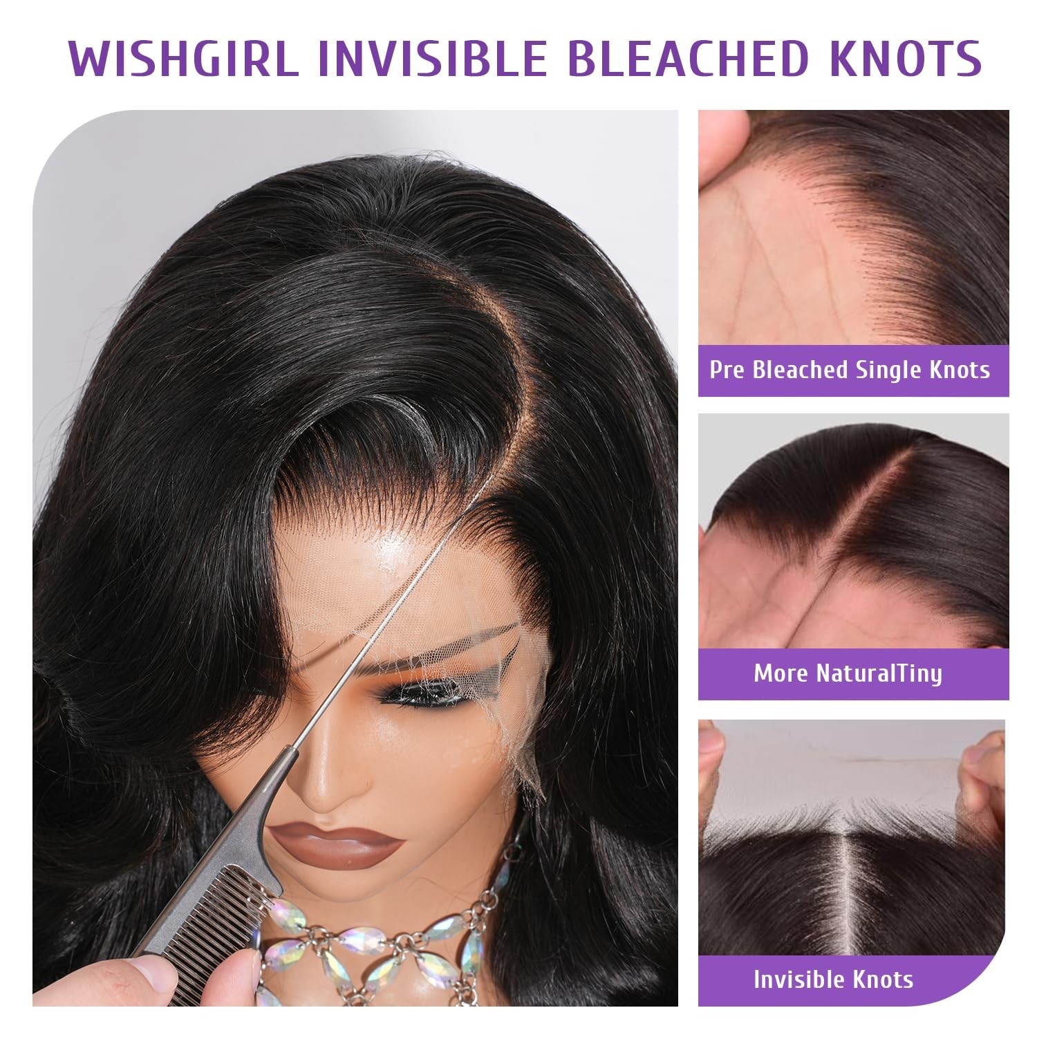13×4 Full Frontal Body Wave Lace Wig – 22″ Human Hair, Ultra-Thin HD Lace, Pre-P